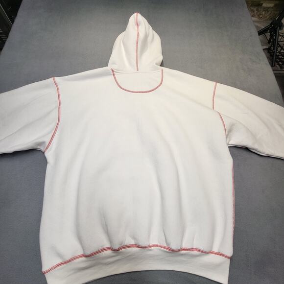 Detroit Redwings Hoodie Mens XL White NHL Hockey Pullover Sweatshirt Long Sleeve - Picture 9 of 10